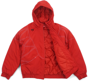 Alternative view of Áo Supreme Zig Zag Stitch Puffy Jacket Red