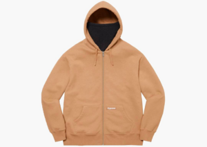Ao Supreme Double Hood Facemask Zip Up Hooded Sweatshirt 'Light Brown'