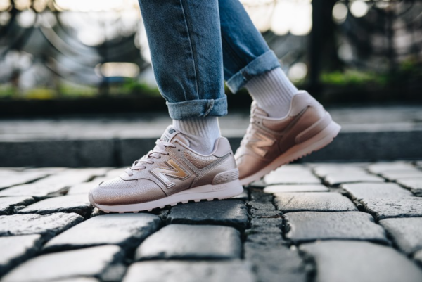 Giày New Balance Wmns 574 Trainer In Peach WL574SOJ - Hình ảnh 6