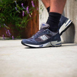 Alternative view of Giày New Balance 991 Made In England 'Grey Blue' M991GRB