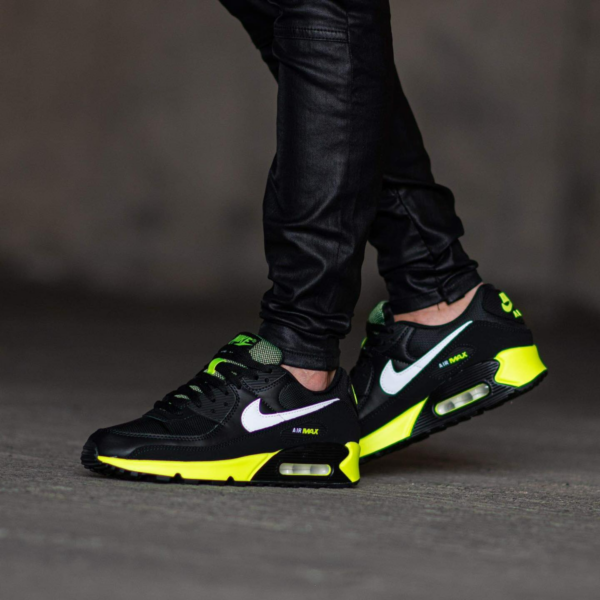 Giày Nike Air Max 90 'Black Hot Lime' DB3915-001 - Hình ảnh 4