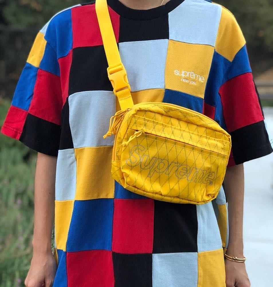 Túi Supreme Shoulder Bag FW18 Yellow SP-SBFW18YW