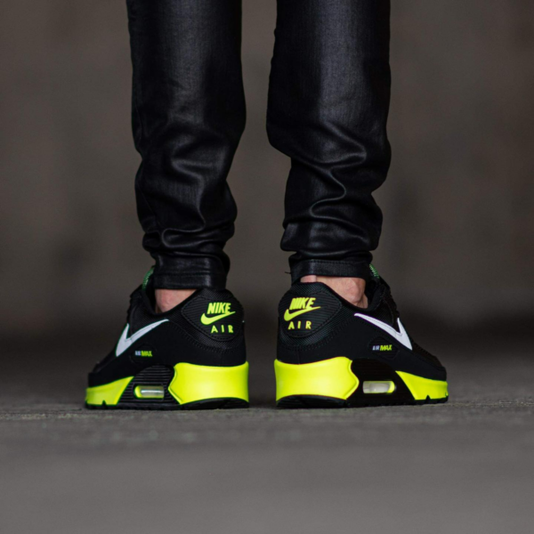 Giày Nike Air Max 90 'Black Hot Lime' DB3915-001 - Hình ảnh 3