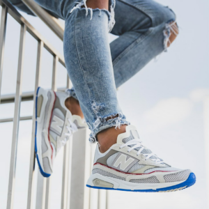 Alternative view of Giày New Balance X-Racer White Red Blue MSXRCTLB