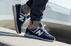 Alternative view of Giày New Balance 574 Natural Indigo Mahogany ML574TYA