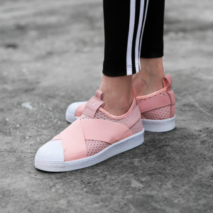 Giay Adidas Wmns Superstar Slip On 'Haze Coral' BB2122