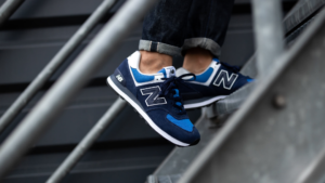 Alternative view of Giày New Balance 574 Navy Blue White ML574SSM