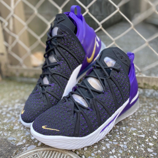 Giày Nike LeBron 18 'Lakers' CQ9283-004 - Hình ảnh 3