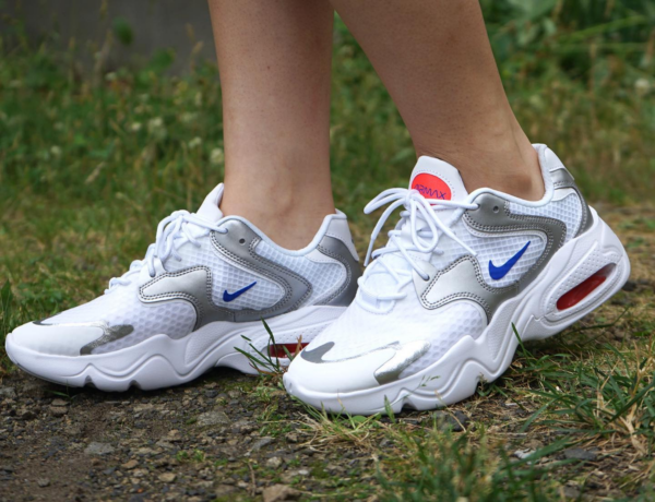 Giày Nike Air Max 2X Wmns 'White Metallic Silver' CK2947-102 - Hình ảnh 4