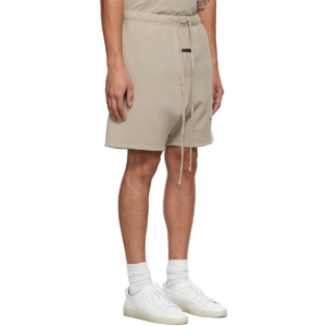 Quan Fear Of God Essentials Fleece Shorts 'Tan'