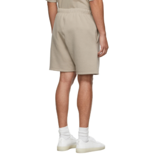 Quan Fear Of God Essentials Fleece Shorts 'Tan'