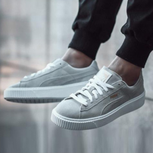 Alternative view of Giày Puma Wmns Puma Suede Platform White Gold 362223-08