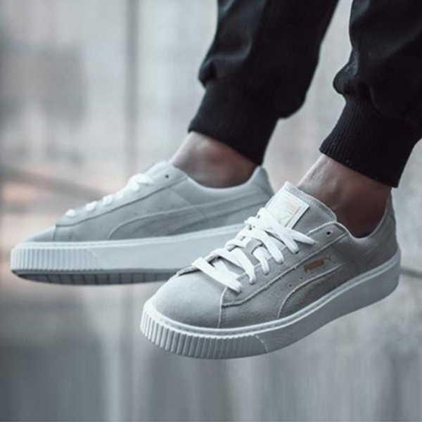 Giày Puma Wmns Puma Suede Platform White Gold 362223-08 - Hình ảnh 2