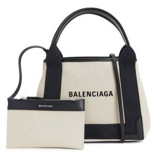 Tui Balenciaga Navy Cabas Extra Small Tote 'Ivory' 390346-2HH3N-9260