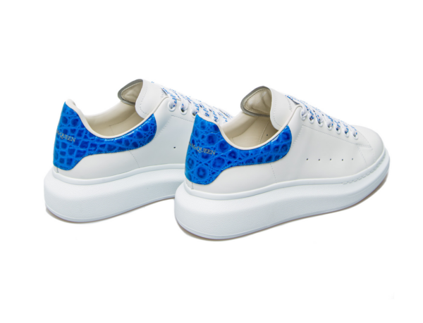 Giày Alexander McQueen Oversized Sneaker 'Ultramarine Crocodile' - Hình ảnh 5