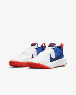 Giay Nike Team Hustle D 10 'White Blue' CW6735-103