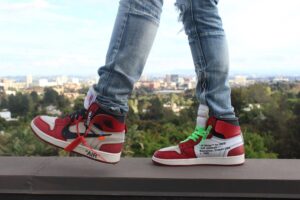 Giày Nike Off-White X Air Jordan 1 Retro High Og 'Chicago' Aa3834-101 -  Authentic-Shoes