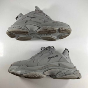 Alternative view of Giày Balenciaga Triple S Sneaker Allover Logo Grey 536737 W2FA1 1210