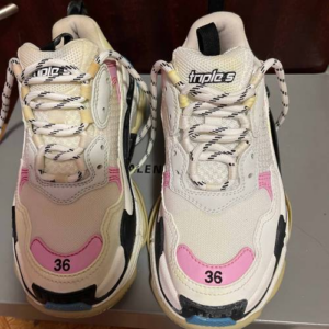 Alternative view of Giày Balenciaga Triple S Trainer White Pink 524039 W09OM 9054