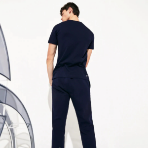 Ao Lacoste Novak Djokovic Croc Print Navy Blue TH4845-525