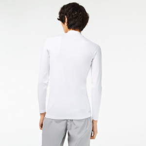 Ao Lacoste Sports Tight Fit Long Sleeve T-Shirt 'White' TH5204-53G-001