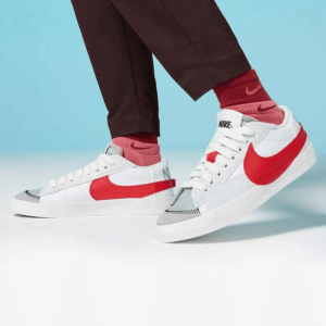 Giay Nike Blazer Low 77 Jumbo ‘Grey Red’ DQ8769-100