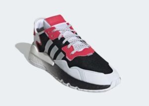 Alternative view of Giày Adidas Nite Jogger 'Black Silver Metallic' EF5402