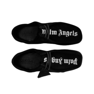 Giay Clarks x Palm Angels Suede Wallabee 'Black' 261-56815