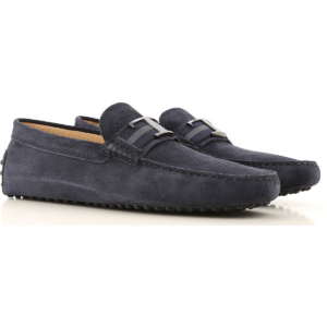 Alternative view of Giày Tod's BLUE SUEDE LOAFERS XXM0GW0CT50RE0U805