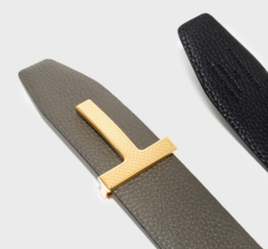 Alternative view of Thắt lưng Tom Ford Dark Olive Black T Belt TB249T-LCL050-C4924