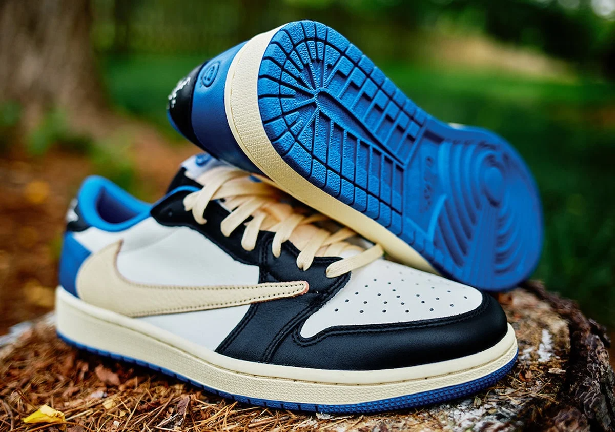 Fragment Design x Travis Scott x Air Jordan 1 Retro Low DM7866-140