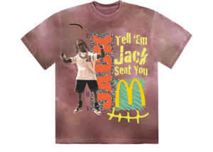 Áo Cactus Jack X McDonald’s Jack Smile Tie dye T-Shirt II