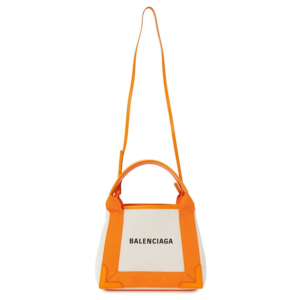 Tui Balenciaga Navy Cabas Extra Small Tote 'Ivory' 390346-2HH3N-9265