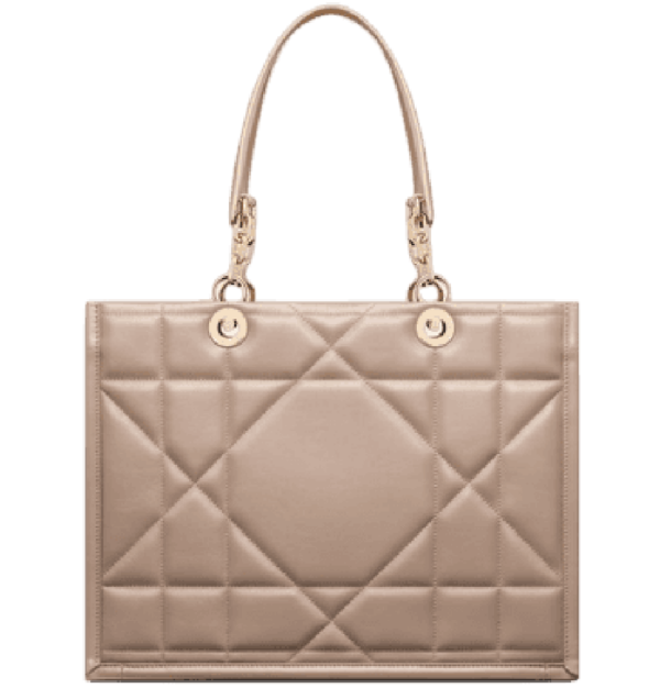 Túi Dior Medium Essential Tote Bag 'Hazelnut Archicannage Calfskin' M8721OZVJ-M45U