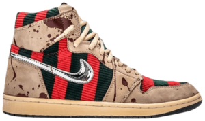 Giày Nike Shoe Surgeon x Air Jordan 1 High 'Freddy Krueger' Custom TSS-AJ1-FREDDY