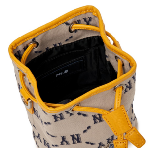 Alternative view of Túi MLB Monogram Mini Bucket NY Yankees Beige 3ABMS022N-50BGS