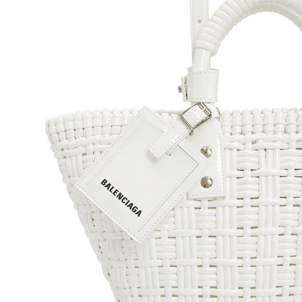 Túi Balenciaga Bistro Tote 'White' 671342-2IE3Y-9000 - Hình ảnh 9