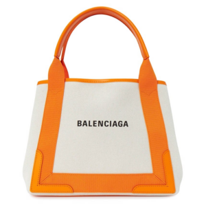 Tui Balenciaga Navy Cabas Small Tote Bag 'Ivory' 339933-2HH3N-9265