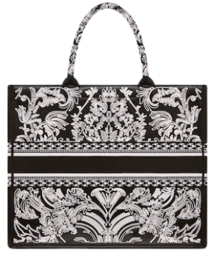 Tui Nu Dior Large Dior Book Tote 'Black White' M1286ZMDL-M993
