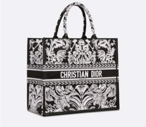 Tui Nu Dior Large Dior Book Tote 'Black White' M1286ZMDL-M993