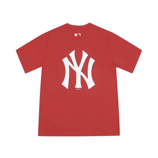 Blue Nike MLB New York Yankees Large Logo TShirt Junior  JD Sports UK