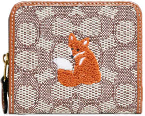 Vi Coach Billfold Signature Fox Motif 'Cocoa' C7719-B4TA7
