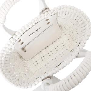 Tui Balenciaga Bistro Basket 2x Small Tote 'White' 678028-2IE3Y-9000