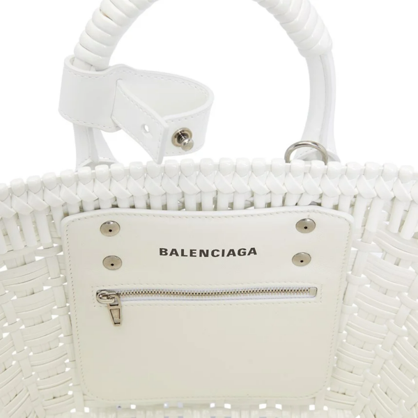 Túi Balenciaga Bistro Tote 'White' 671342-2IE3Y-9000 - Hình ảnh 7