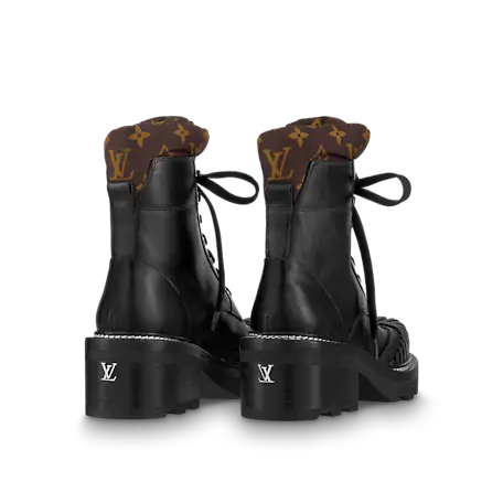 Louis Vuitton LV Beaubourg Ankle Boot BLACK. Size 38.5