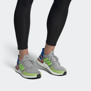 Alternative view of Giày Adidas UltraBoost 20 'Grey Signal Green' FX0899