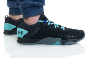 Alternative view of Giày Under Armour TriBase Reign 3 'Black Turquoise' 3023698-002