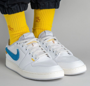 Giay Nike Union LA x Air Jordan 1 KO Low 'White Neutral Grey' DO8912-101