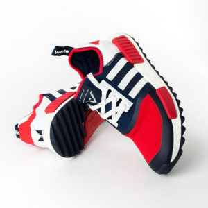 Alternative view of Giày Adidas White Mountaineering x NMD Trail 'Red Navy' BA7519