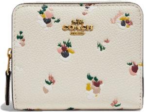Vi Coach Billfold Floral Print 'Chalk' C6001-B4CAH